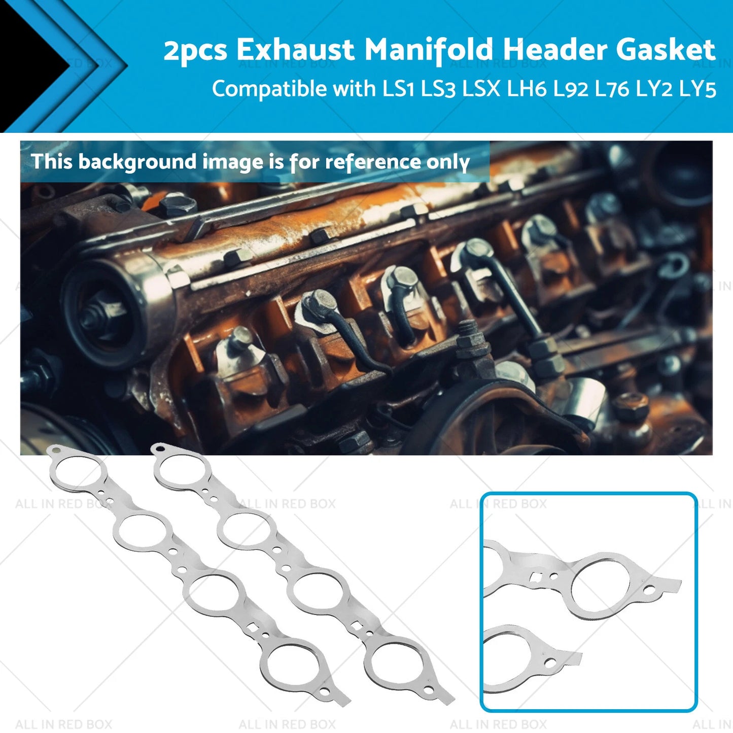Exhaust Manifold Gaskets for LS1 LS3 LSX (2001-2023)
