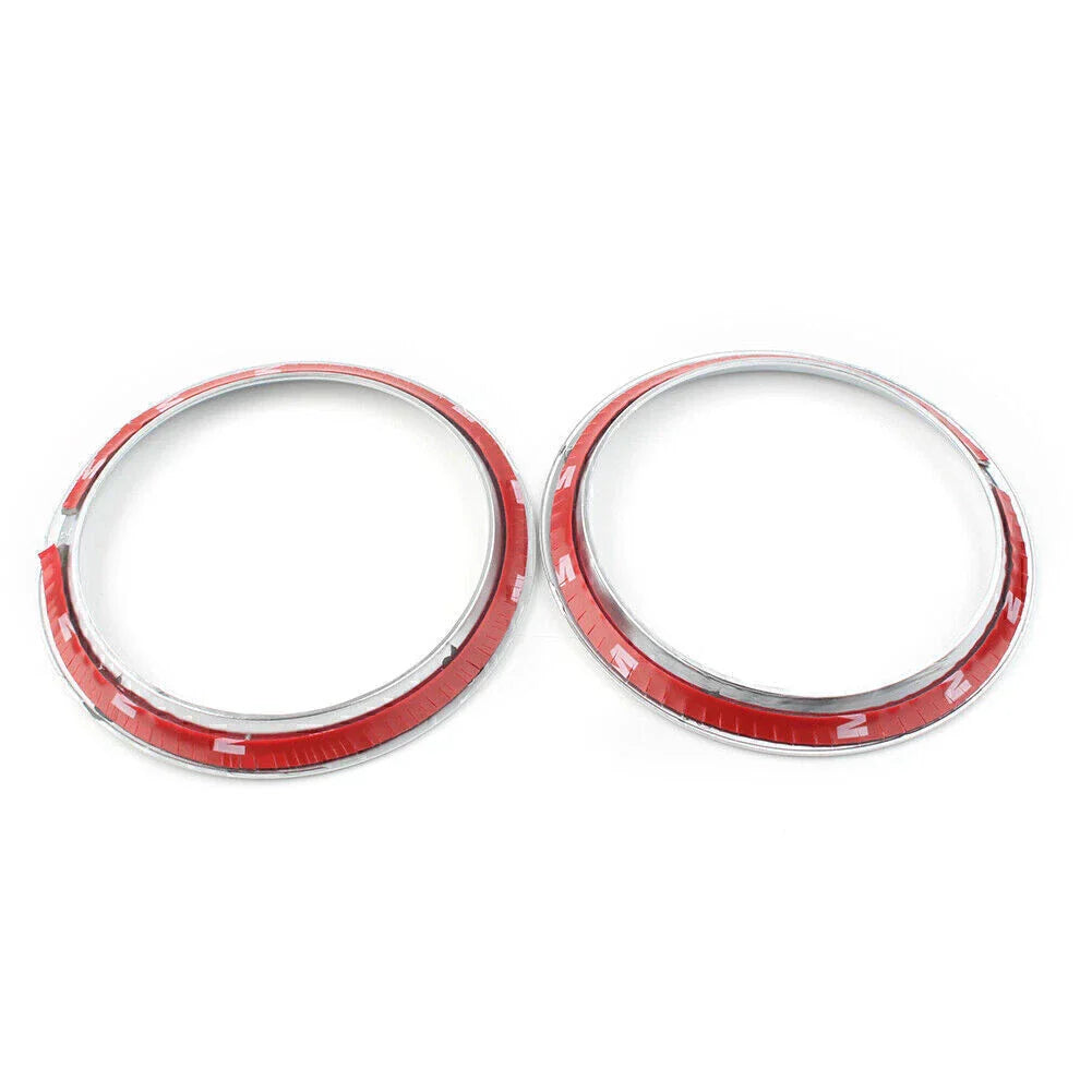 ABS Chrome Front Console Cup Holder Trims for Toyota Sienta (2016-2018)