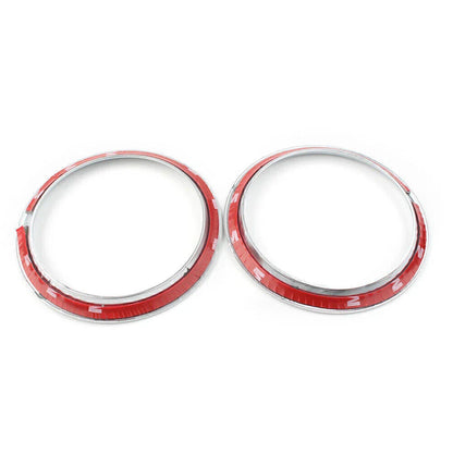 ABS Chrome Front Console Cup Holder Trims for Toyota Sienta (2016-2018)