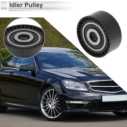Drive Belt Idler Pulley for Mercedes-Benz C-Class (2017-2023) Black