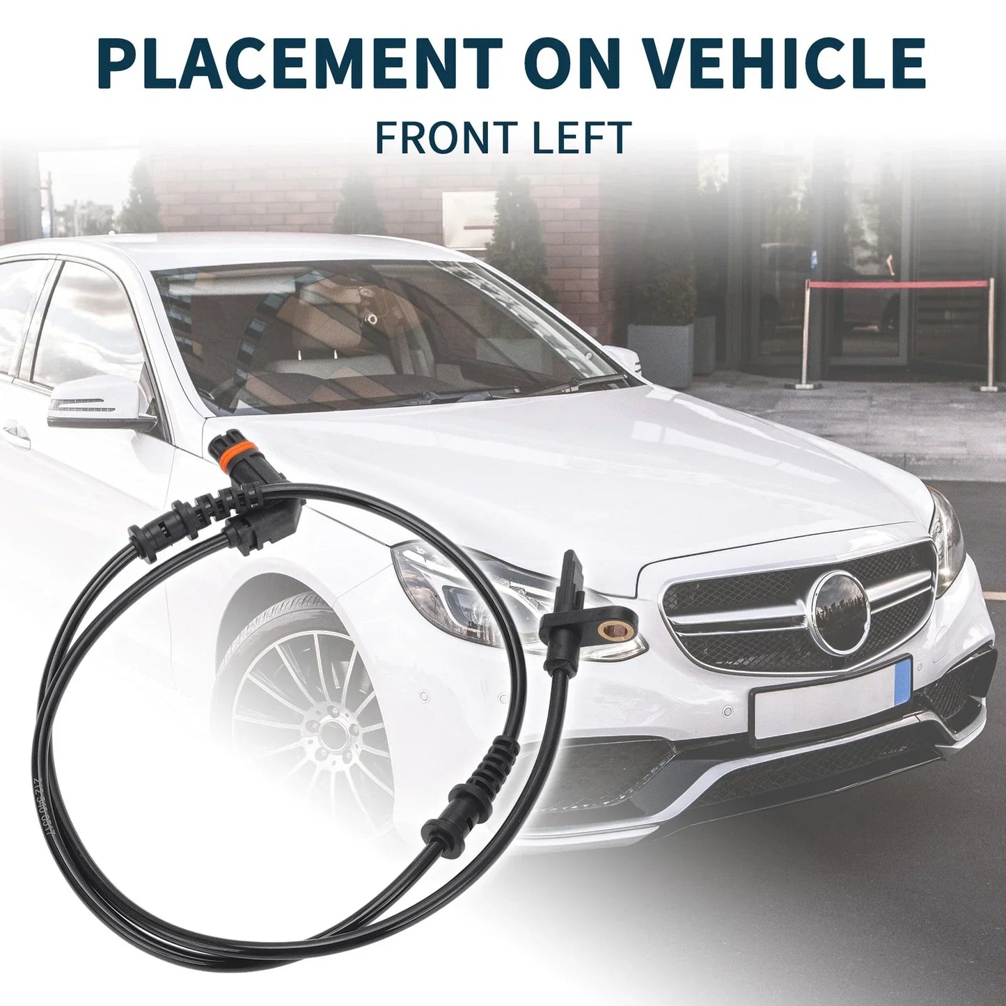 Front Left ABS Wheel Speed Sensor for Mercedes-Benz E350 (2006-2009)