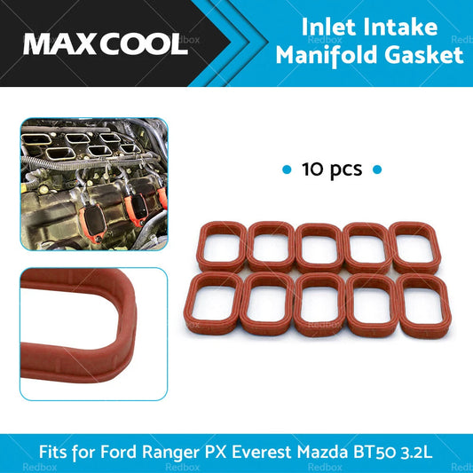 Inlet Intake Manifold Gasket 10PCS for Ford Ranger PX, Everest, Mazda BT50 (2011-2023)