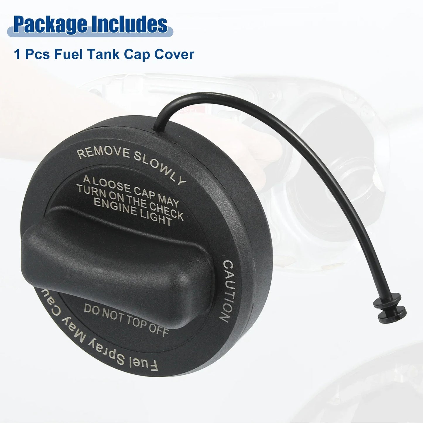Gas Fuel Tank Cap for Mercedes-Benz A180 (2013-2018) - Replacement Black Cap