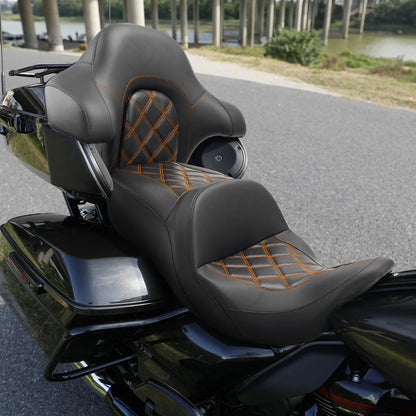 Driver Passenger Seat Backrest for Harley Touring Road Glide Ultra (2014-2023)