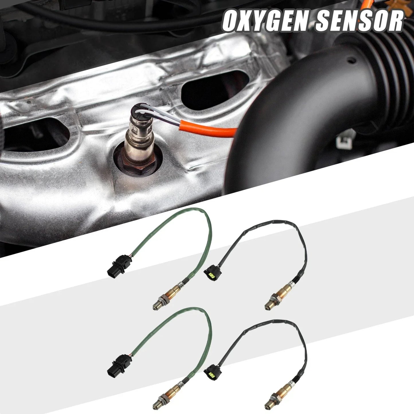 4 x O2 Oxygen Sensors for Mercedes-Benz GL450 2007-2012 V8 4.7L