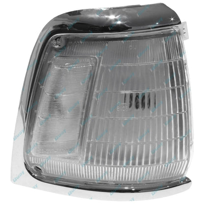 RH Chrome Corner Light W/ Clear Hump for Toyota Hilux LN85 RN85 4cyl 2.4L 91-97