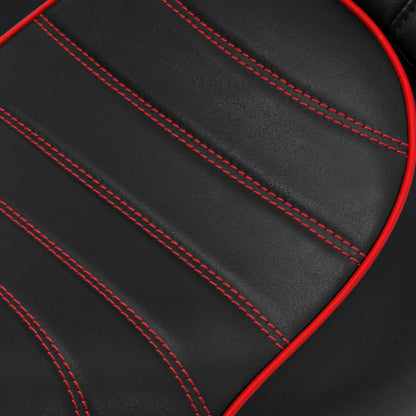 Driver & Passenger Seats for Harley Iron 883 XL883N (2016-2022) Black Red