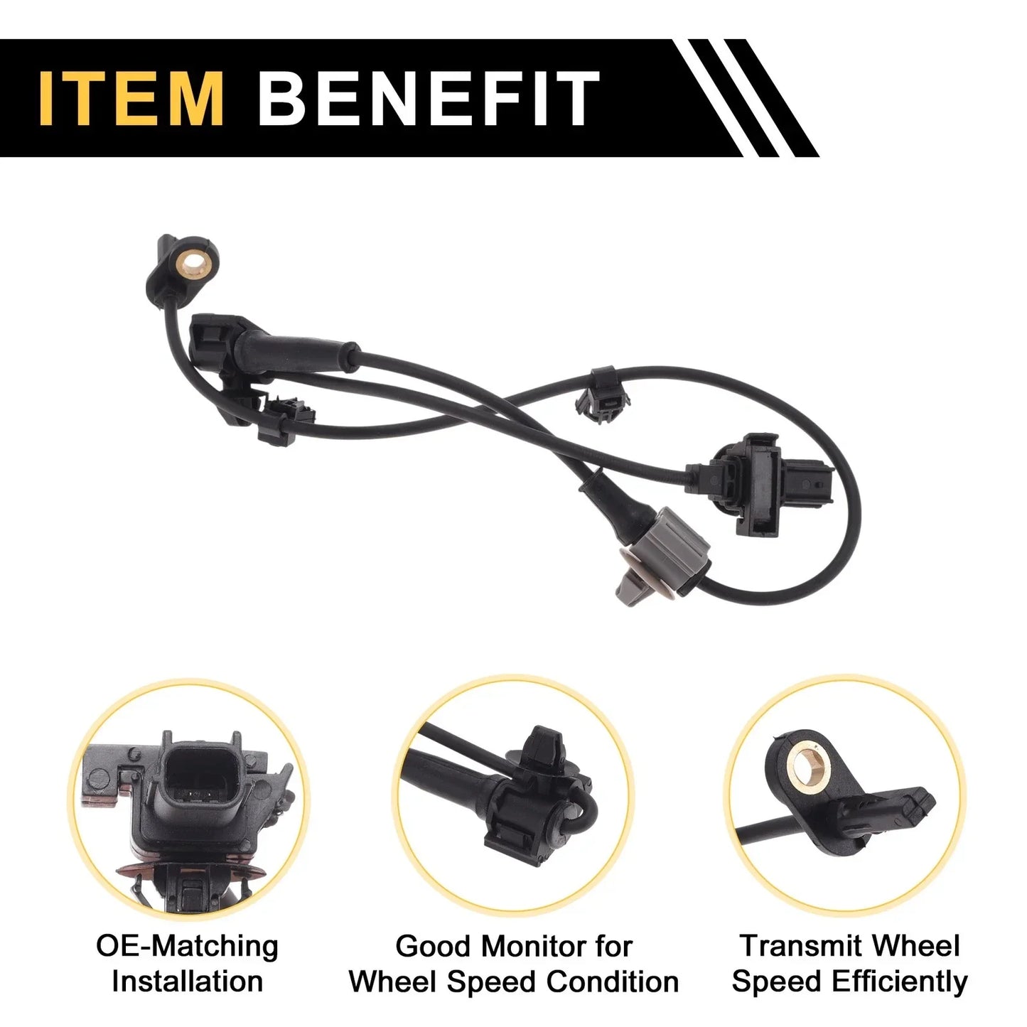 ABS Wheel Speed Sensor for Honda ELYSION RR7 (2013-2016) 1 x Rear Left