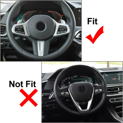 Carbon Fiber Steering Wheel Cover for BMW 3 Series (2019-2021)