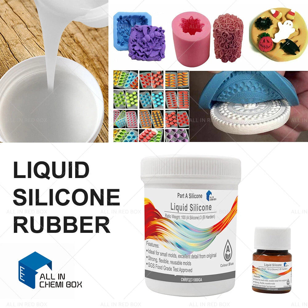 Silicone Mold Liquid Rubber 100:3 Mix for SH25 5Kg 10Kg White
