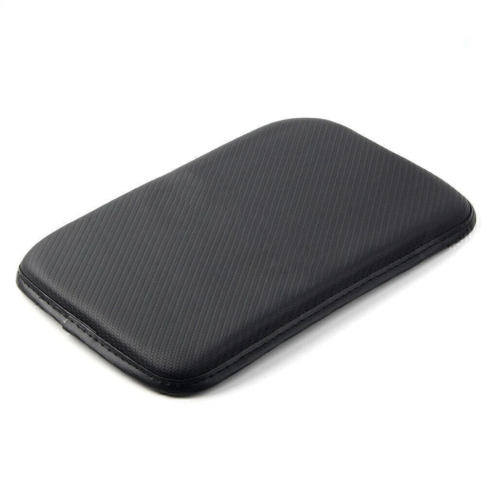 Carbon Center Console Armrest Cushion Mat Pad Cover for Universal Car