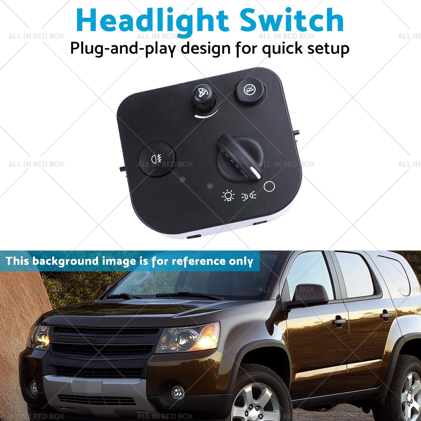 Headlight Switch for 2002-2009 Chevrolet Trailblazer, GMC Envoy, Buick Rainier