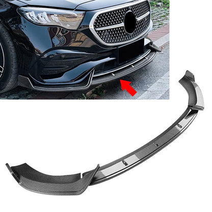Front Bumper Splitter Spoiler Lip for Mercedes Benz E Class (2024)