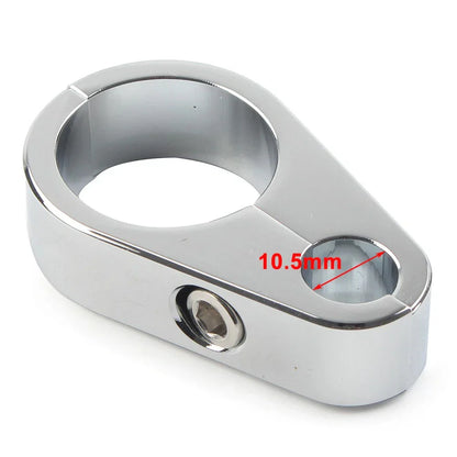1" Brake Clutch Cable Clamp for Harley-Davidson Motorcycle Chrome