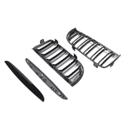 Dual Slat Front Kidney Grille for BMW 3-Series E90 E91 (2005-2008)