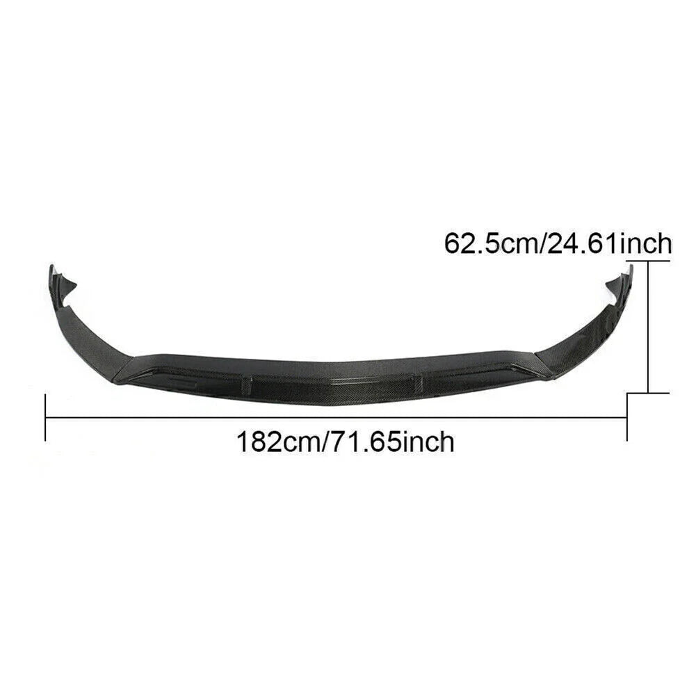 Carbon Fiber Front Bumper Lip Spoiler for Benz A-Class A220 (2019)