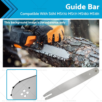 16" Chainsaw Bar 3/8LP .043 55DL for Stihl MS170 MS171 MS180 MS181 (2005-2023)