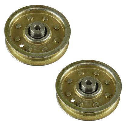 2x Flat Idler Pulley Replacement for Cub Cadet RZT-LX 50 KW FAB 2017-2018