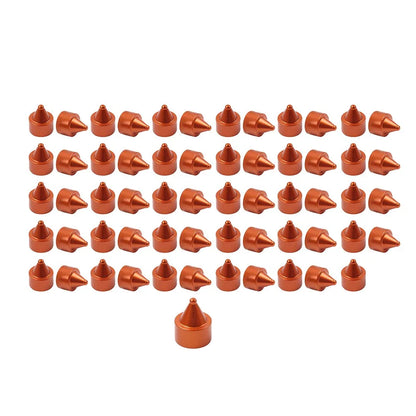 60x Red Engine Bolt Caps for Harley Softail Breakout Dyna Wide Glide (2012-2023)