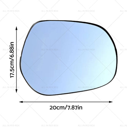 Right Side Mirror Glass with Plate for Toyota LandCruiser Prado (2009-2023)