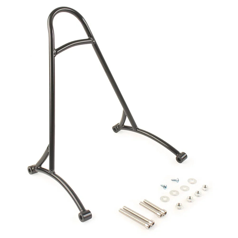 Black Sissy Bar Backrest for HARLEY SPORTSTER XL883 XL1200 (2004-2023)