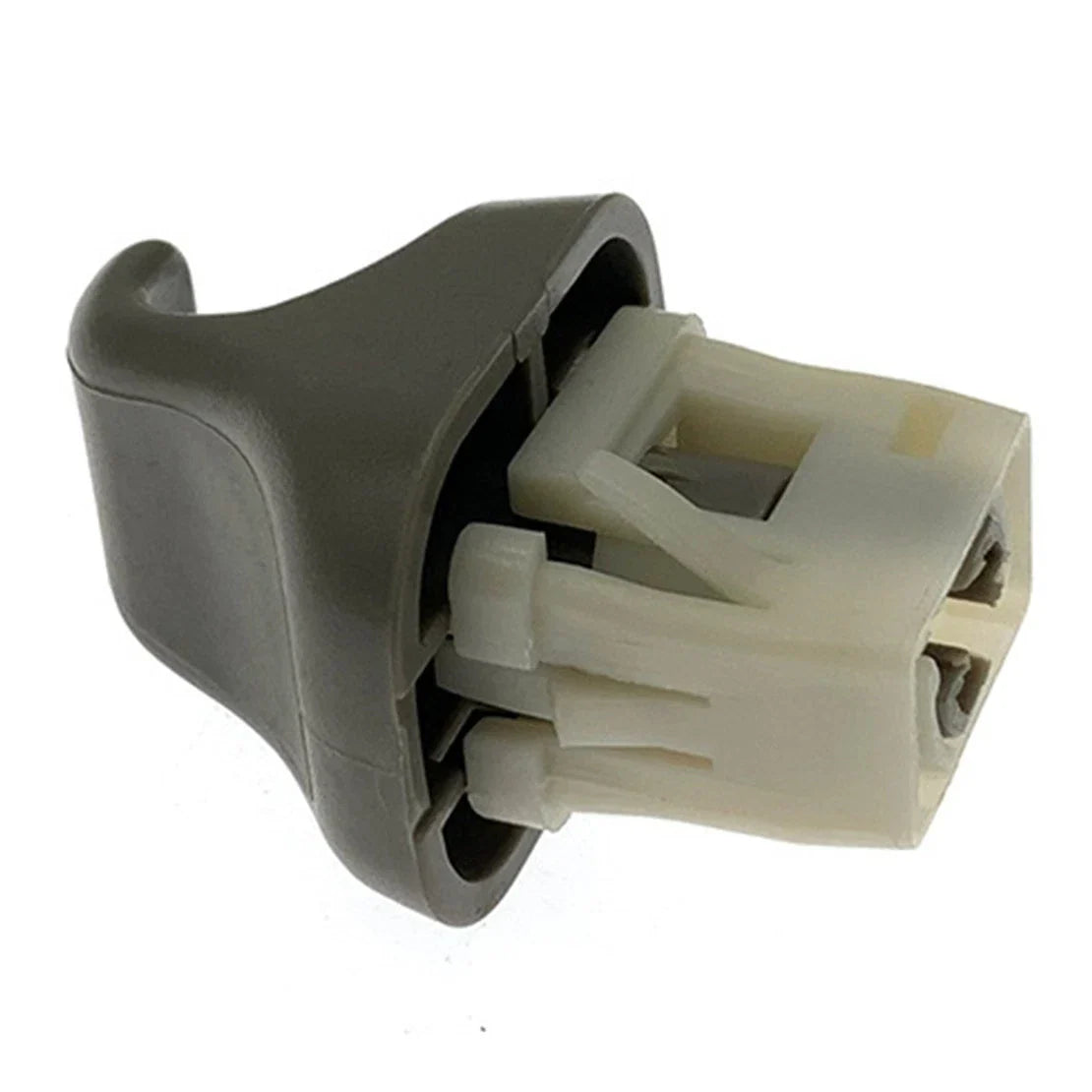 2 x Sun Visor Clip Holder Gray for Honda Accord (2008-2012)