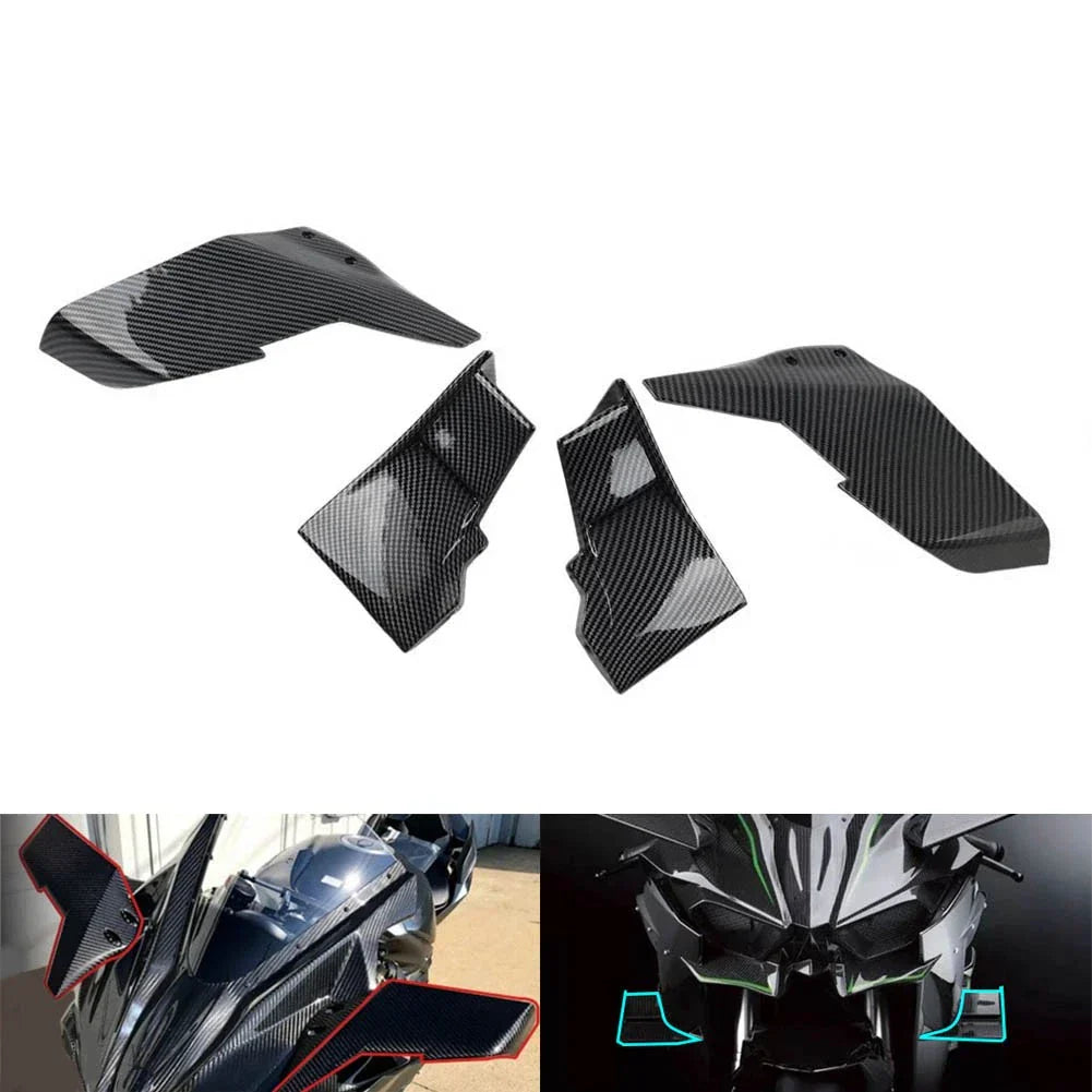 Front Winglets for KAWASAKI NINJA H2 R Aerodynamic Fairing (2015-2023)