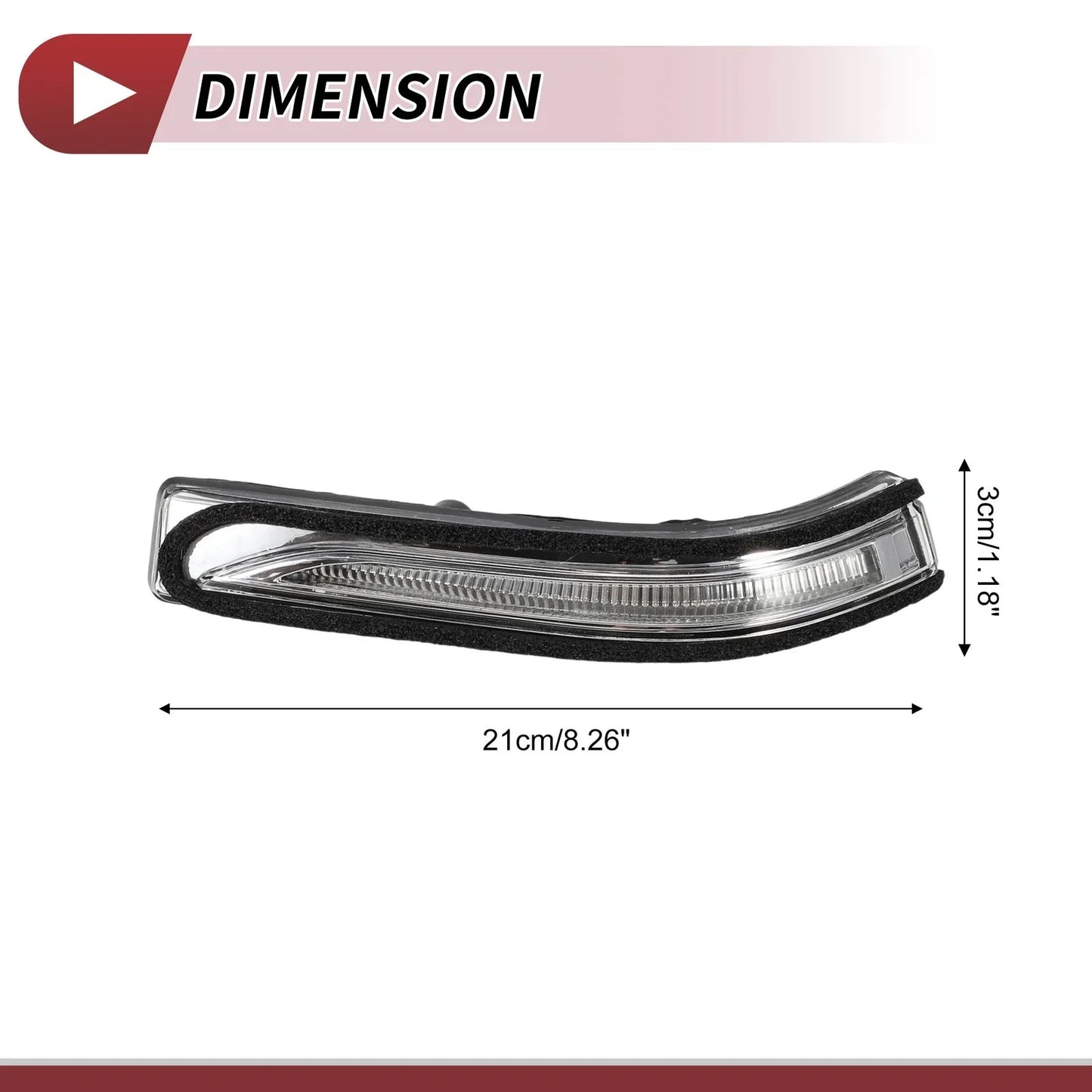Car Mirror Turn Signal Light for Hyundai Sonata Hybrid Left LED (2011-2019)