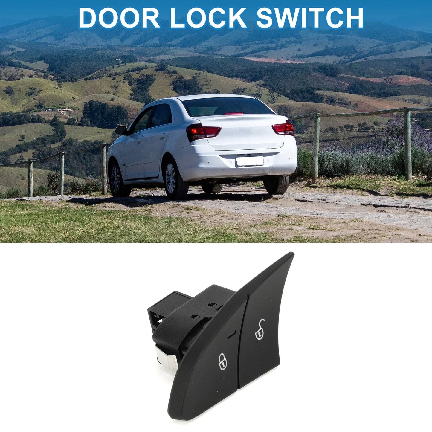 Car Door Lock Switch for Porsche Cayenne 2006-2016 (2 x)