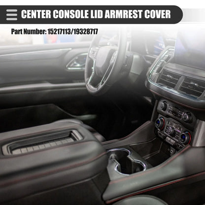 Center Console Lid Armrest Cover for Chevy Silverado 1500 (2007-2013)