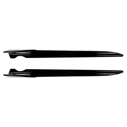 Skirt Extensions  Left Right for BMW G05 X5 LCI M Sport (2019-2025) Glossy Black