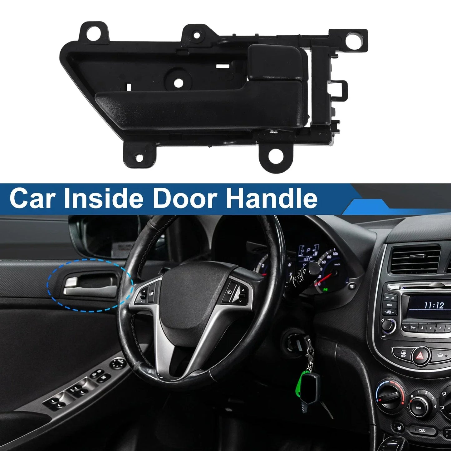 Front Driver Side Interior Door Handle for Hyundai Veracruz (2007-2012)