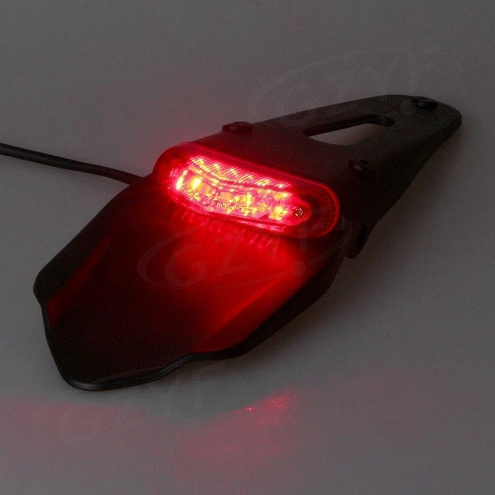 Rear Fender LED Brake Stop Lamp Taillight for Universal Dirt Bike