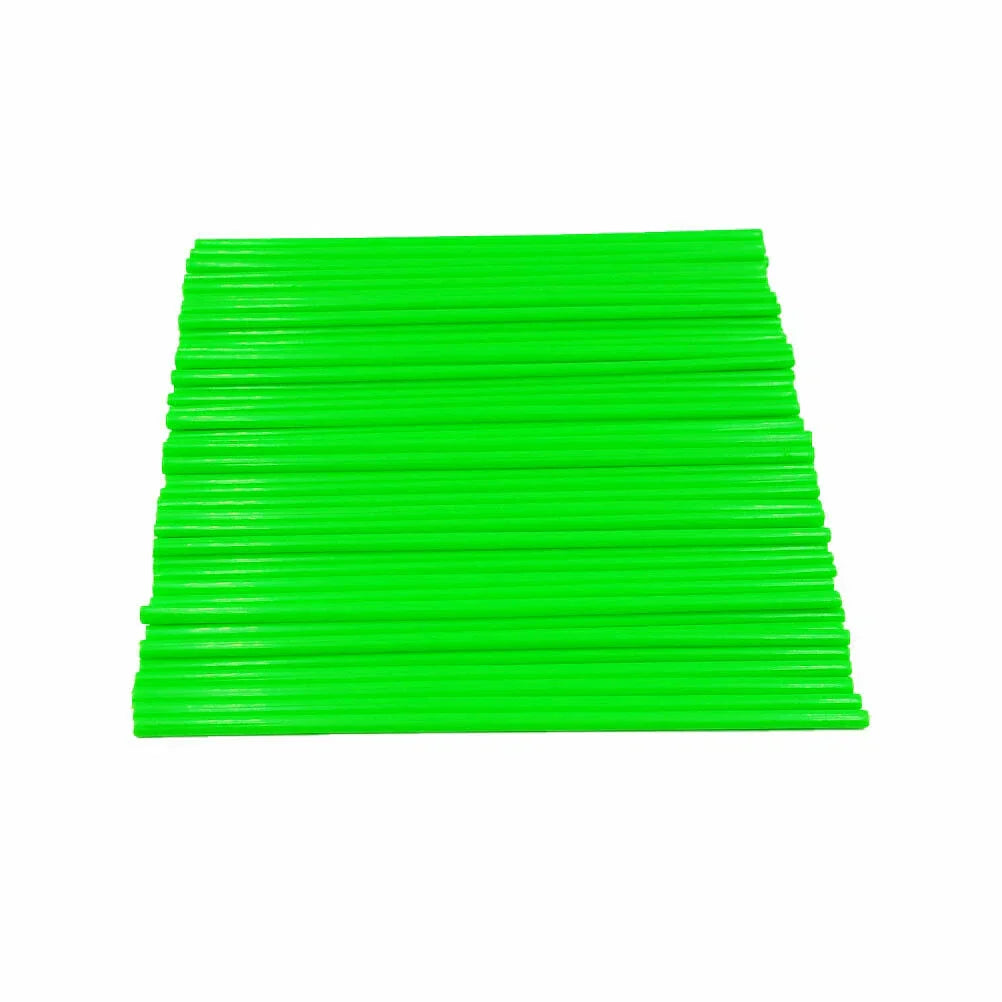 72pcs GREEN Wheel Spoke Wraps for Motorcycle Dirt Bike CRF EXC YZF