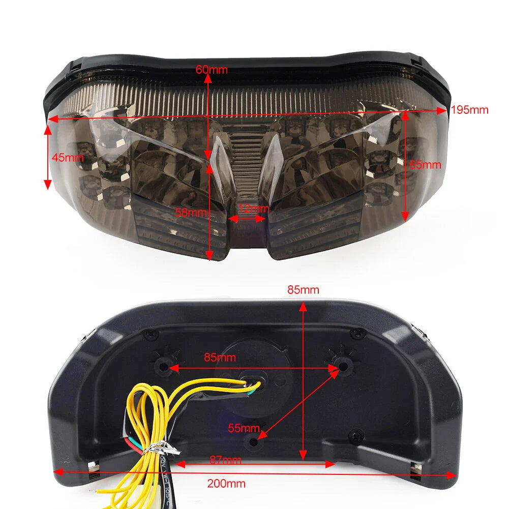 LED Brake Tail Light Turn Signal for Yamaha FZ8/Fazer FZ-1 (2010-2013)