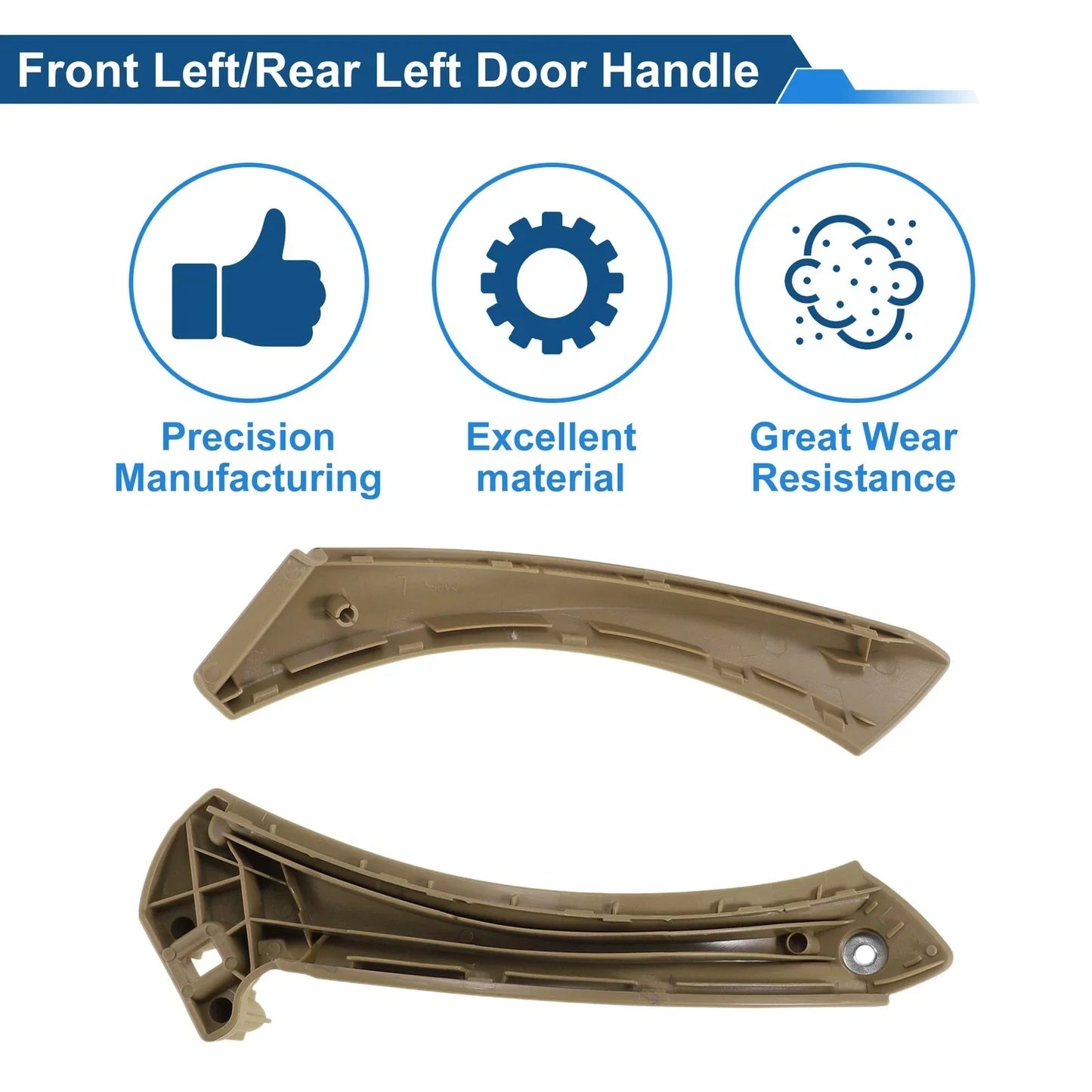 Inner Door Panel Handle for BMW 3 Series E90 E91 (2004 - 2012) Beige
