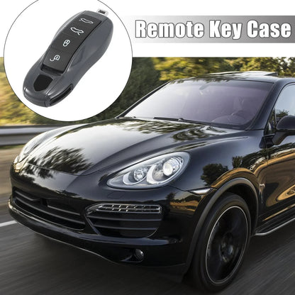 Gray Car Remote Key Cover Case for Porsche Cayenne Panamera (2003-2023)