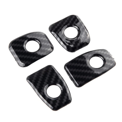 4pcs Carbon Fiber Door Lock Knob Covers for BMW X5 F15 (2014-2017)