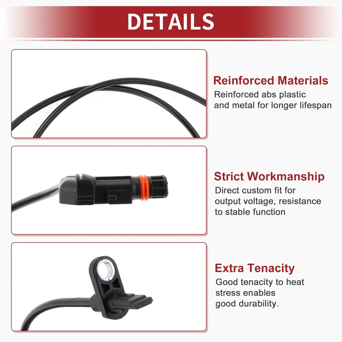 ABS Wheel Speed Sensor for Mercedes-Benz E550 (2014-2016)