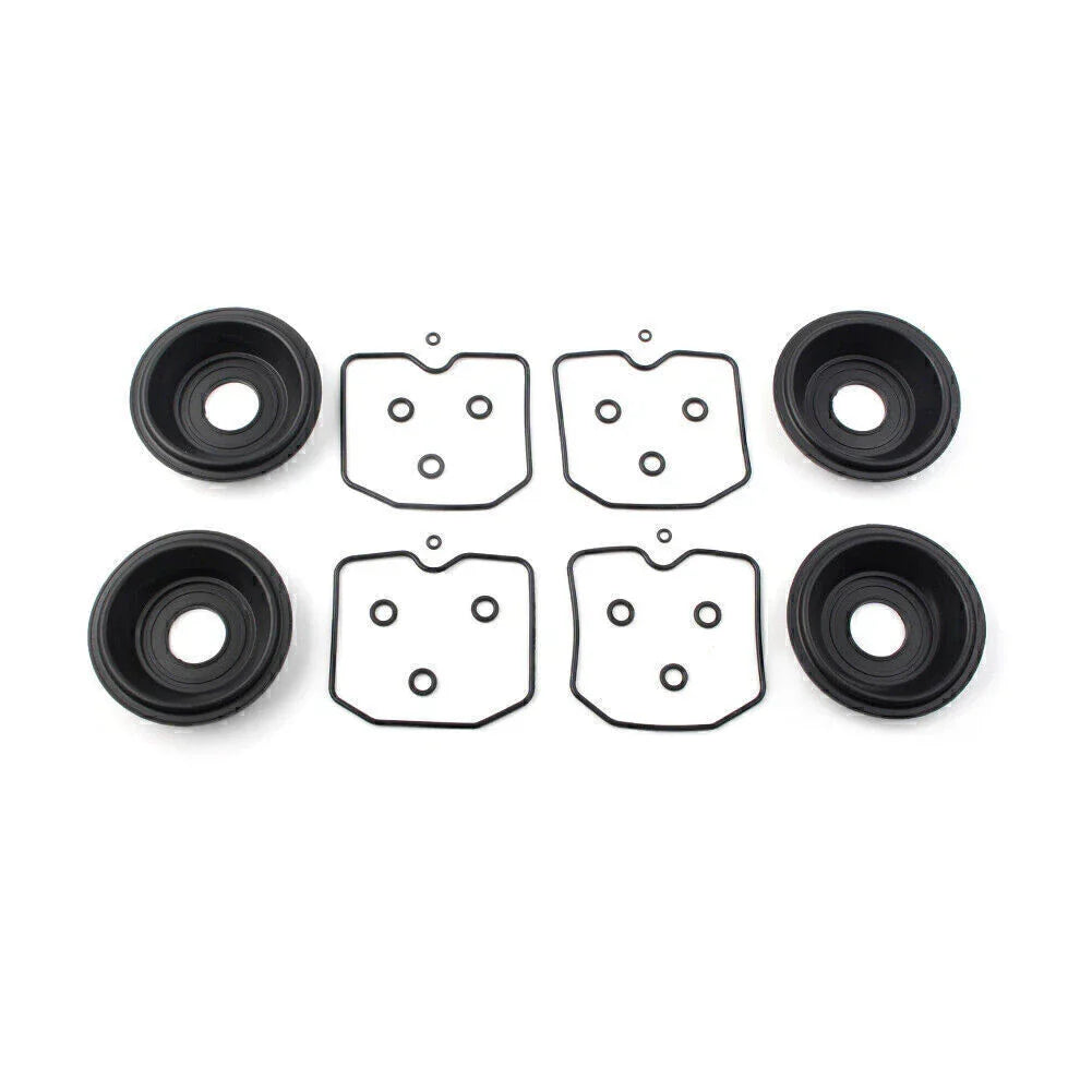 Carburetor Rebuild Kit & Plunger Diaphragm for Kawasaki (Various Years)