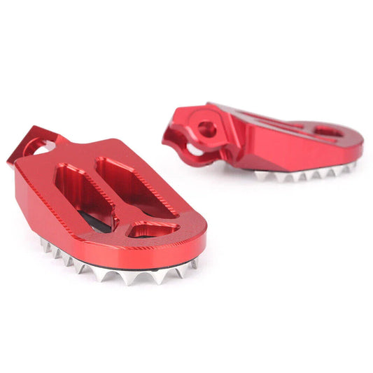 Aluminum Footpegs  Footrests Red for Suzuki RMZ250 RMZ450 (2010-2015)