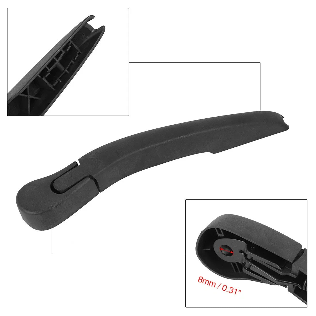 Rear Windshield Wiper Blade Arm Set 305mm for BMW 3 Series F31 (2011-2019)