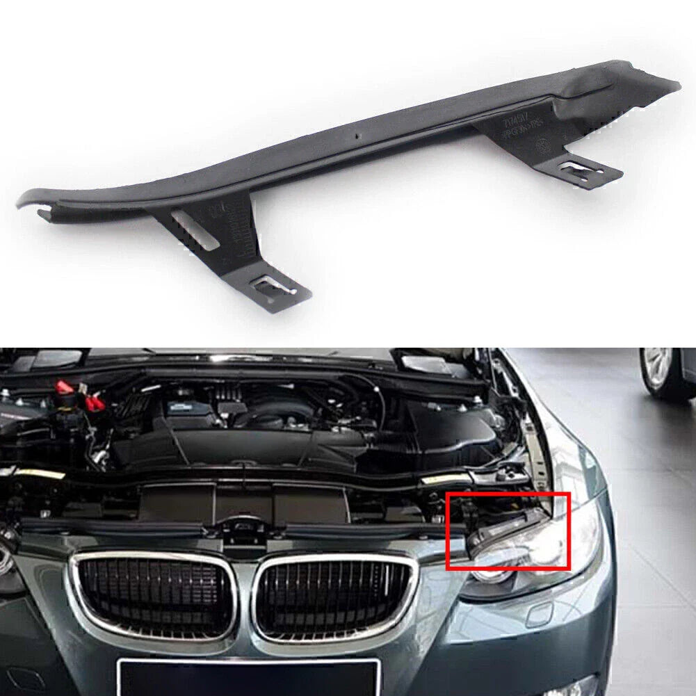 Front Left ABS Black Upper Headlight Gasket for BMW 3 Series (2007-2013)