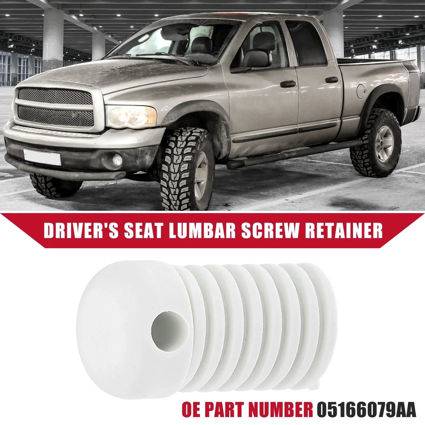 Car Driver Seat Lumbar Screw Retainer for Dodge Ram 1500 (2002-2008)