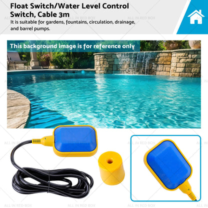 3m Cable Float Switch for Water Level Control