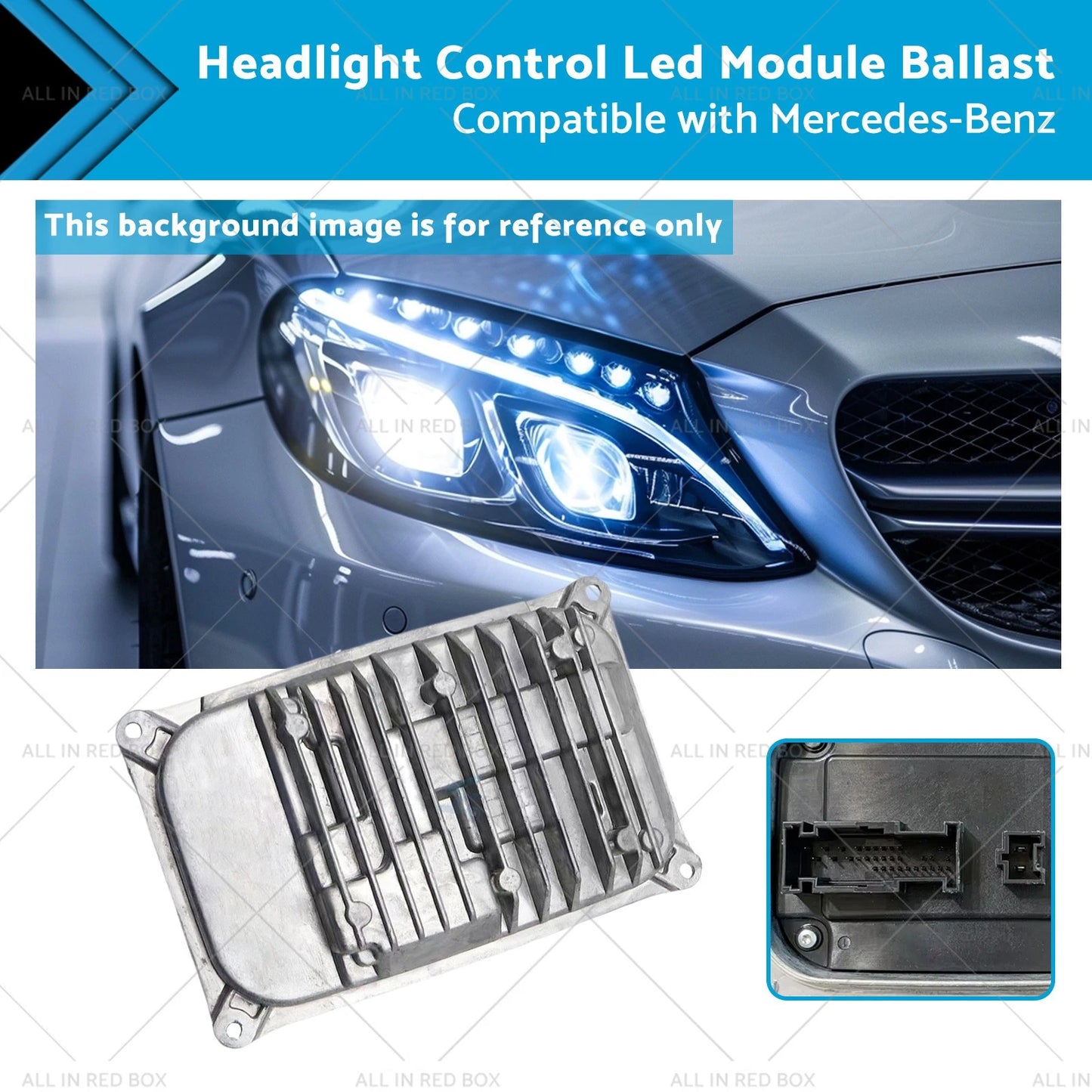 LED Headlight Control Module Ballast for Mercedes-Benz A-Class (2019-2022)