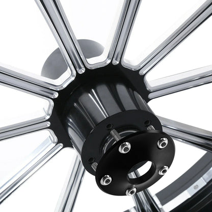 Dual Disc Front Wheel Hub Cap Cover for Harley Electra Glide (2008-2024)