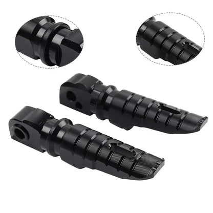 Black Rear Passenger Footrest Pegs for BMW G310GS G310R (2017-2024)