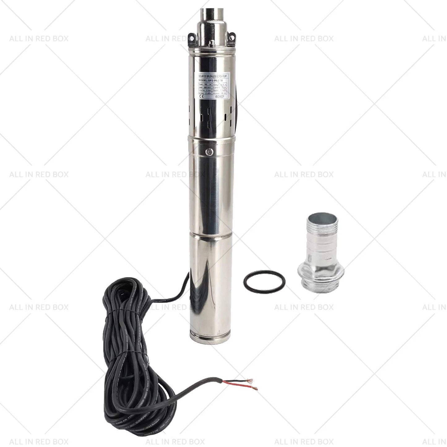 3" 48V 750W Deep Well Solar Submersible Water Pump for Bore Hole