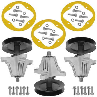 3 Spindle Assembly with Deck Ring for MTD Cub Cadet (2005–2015)